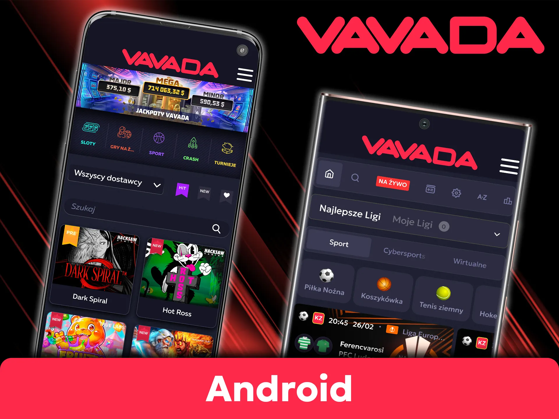 Pobierz plik APK Vavada dla systemu Android i ciesz się grą na urządzeniu mobilnym.