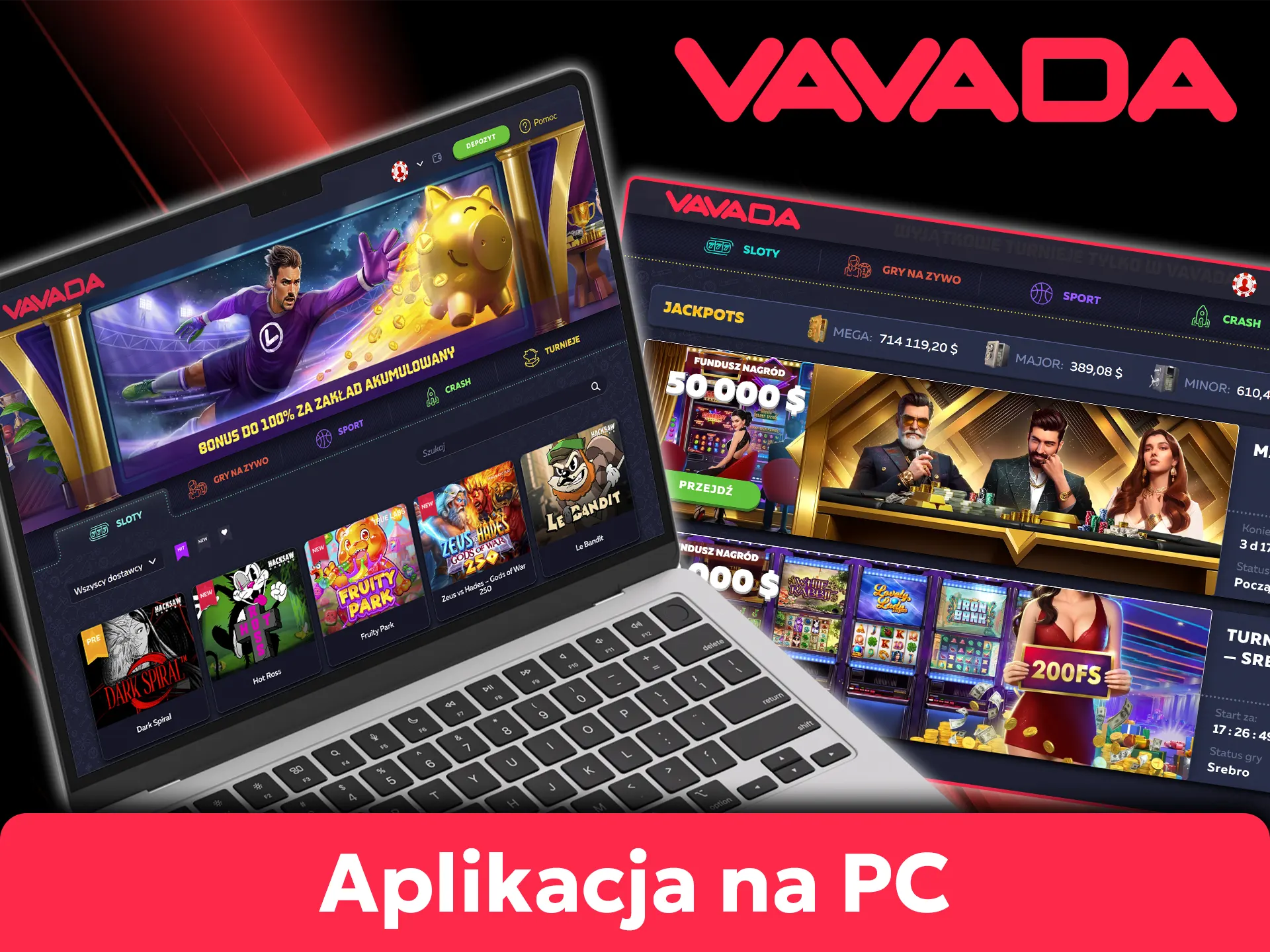 Zainstaluj wygodną aplikację Vavada na swój komputer.