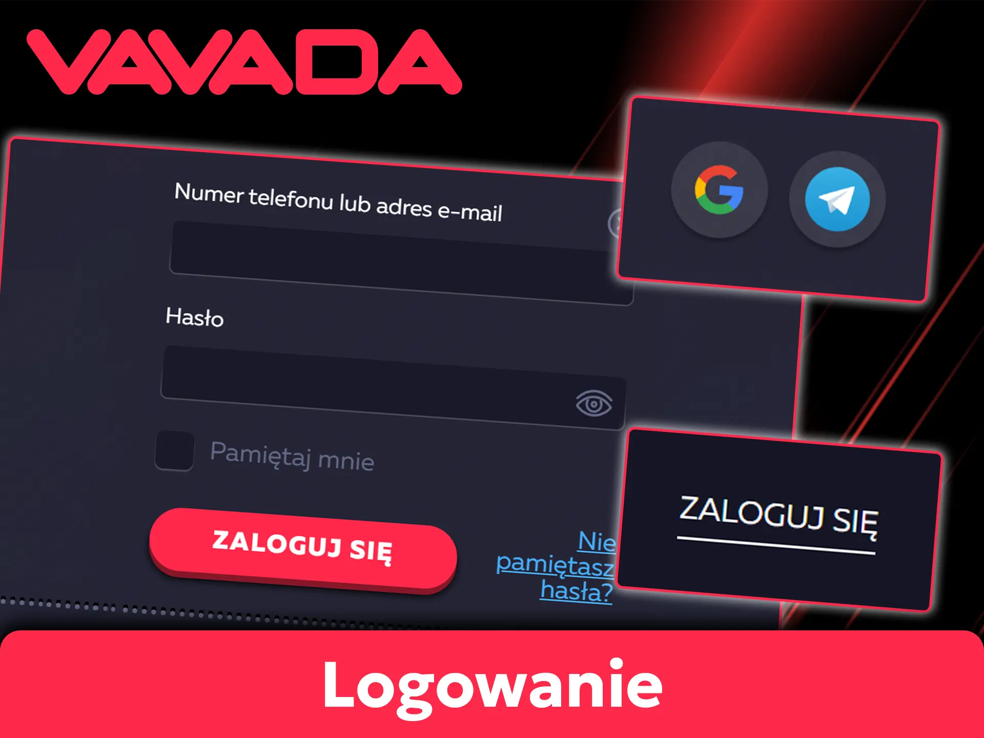 Zaloguj się na swoje konto Vavada i uzyskaj dostęp do gier i zakładów.