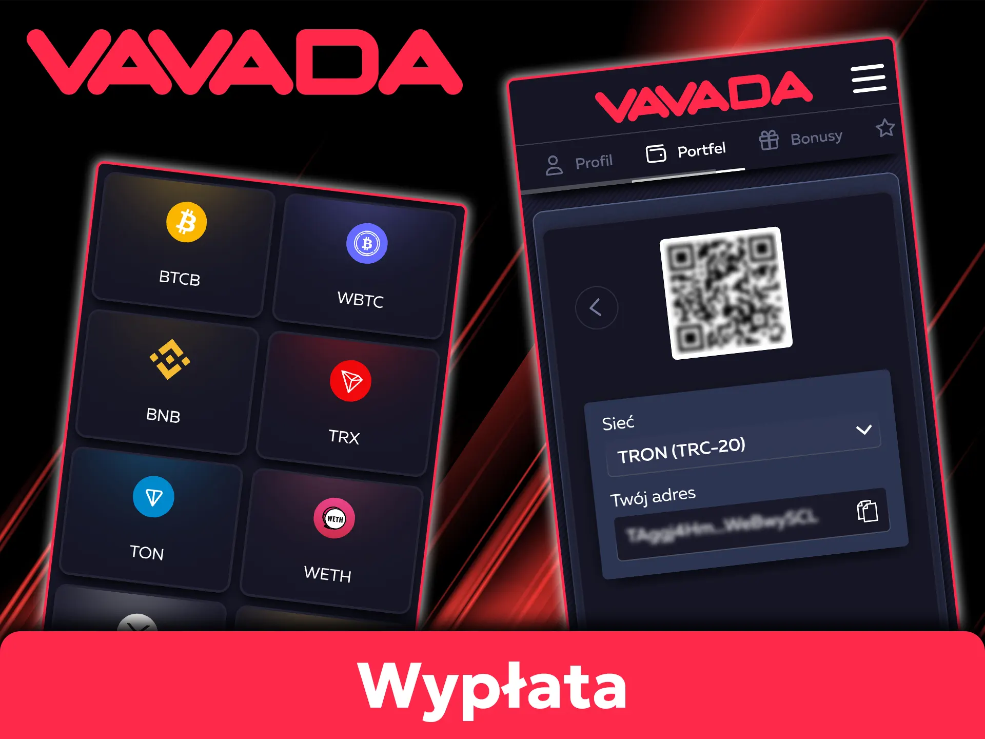 Bezpiecznie wypłacaj środki w aplikacji mobilnej Vavada.