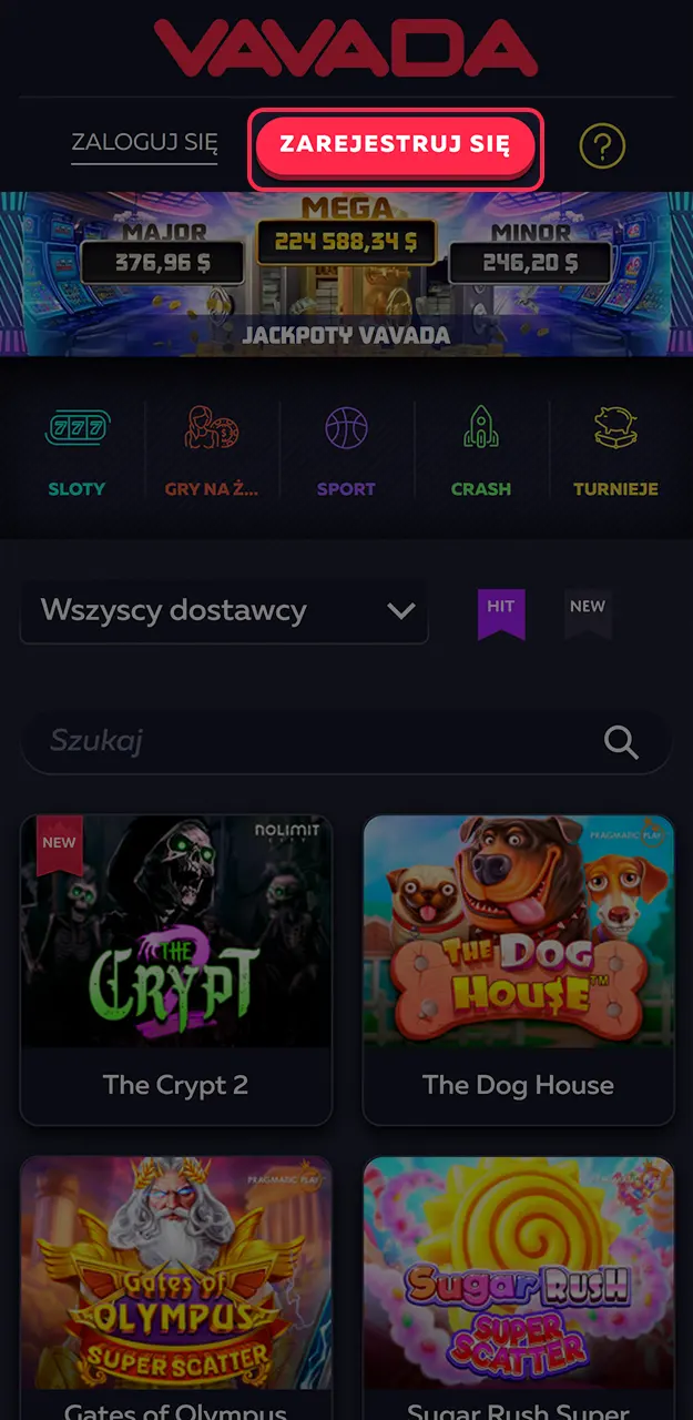 Załóż profil w Vavada i zweryfikuj swój adres e-mail, aby odblokować oferty promocyjne.