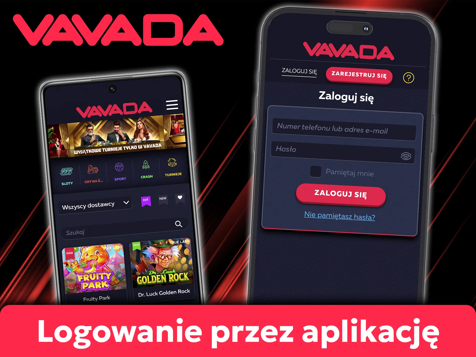 Skorzystaj z bezpiecznego logowania w aplikacji mobilnej Vavada.