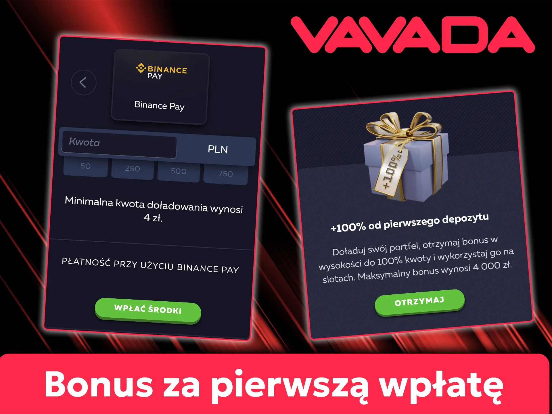 Poznaj regulamin bonusu powitalnego od pierwszego depozytu dostępnego dla nowych graczy Vavada.