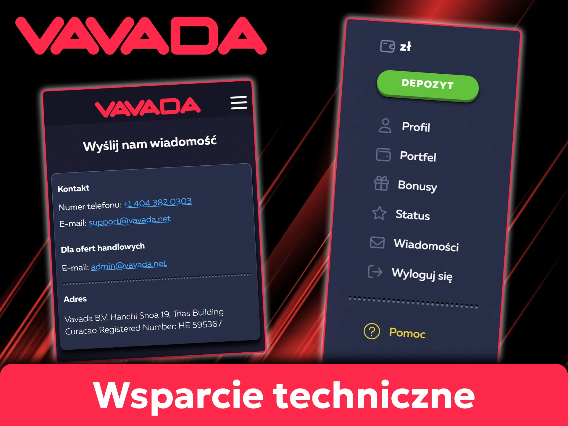 Uzyskaj pomoc w rozwiązywaniu problemów technicznych związanych z działaniem gier lub aplikacji Vavada.